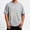 Gray, variant on Oversized T Shirts for Men Vintage Basic Tees Loose Fit Crewneck Breathable Shirts Workout Cotton Tshirt Tops Black