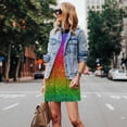 thumbnail image 4 of Goofa Rainbow Glitter for Summer Dresses for Women – Beach Floral Sundress, Casual Pockets Boho Tank Dress for Hot Days, 4 of 7