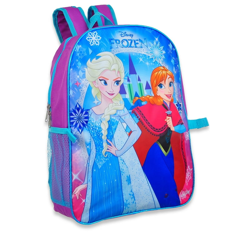 Disney Frozen Girls Backpack with Lunch Box and Calculator 7 Pc