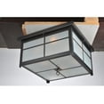 thumbnail image 4 of Meyda Tiffany 99594 Mission 4 Light 24" Wide Flush Mount Square Ceiling Fixture - Brown, 4 of 5