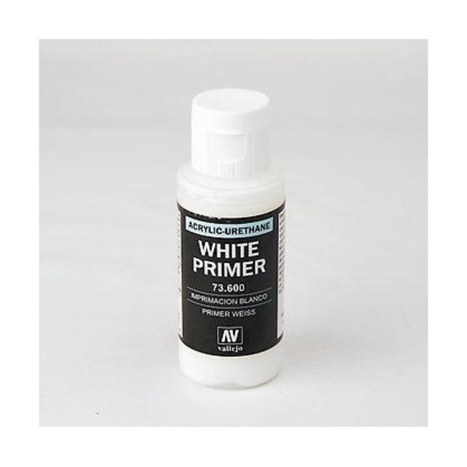 Acrylicos Vallejo White Acrylic Polyurethane Paint Primer, 60ml