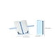 thumbnail image 3 of Soporte plegable para libros con estuche y tablero borrable - Soporte de plástico ajustable para escritorio de lectura y organizador de material de oficina, rosa/azul, 3 of 6