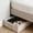 Beige2, variant on GFHFHITJ Non-Woven Under Bed Storage, Large-Capacity Quilt and Clothing Organizer, Grey Arrow Wave Pattern Moving Bags for Home Closets