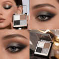 thumbnail image 2 of HERORANGE 4-Color Eyeshadow Palette, Matte & Shimmer & Glitter, Low-Saturation Earth Tone & Pink Brown, Blendable Long-Lasting, All-in-One Eye Makeup for Daily & Travel, 2 of 7