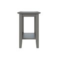 thumbnail image 4 of AFI Tables d'Appoint Modernes en Bois Massif (Ensemble de 2) en Gris, 4 of 6