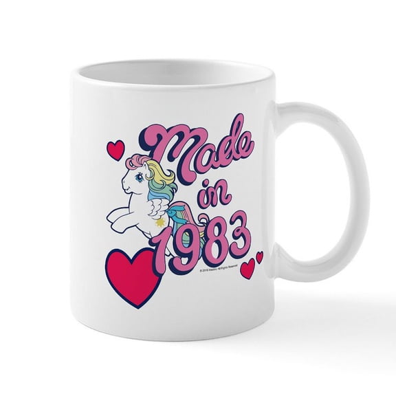 CafePress - MLP Retro Made In 1983 Mug - 11 oz Ceramic Mug - Novelty Coffee Tea Cup