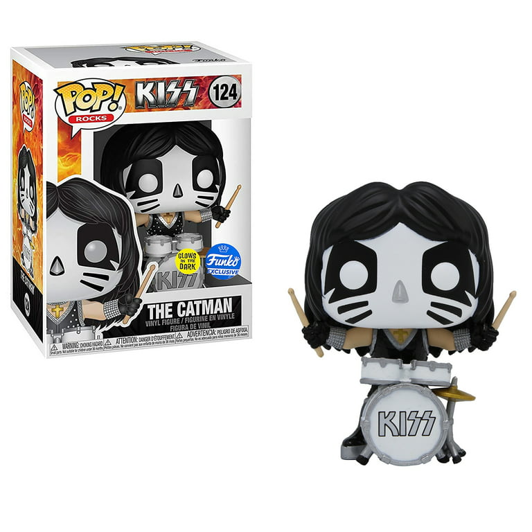 Funko POP! KISS: Band Set - Glow in the Dark Collectible Set - Online  Exclusive - The Spaceman, The Starchild, The Demon, The Catman 