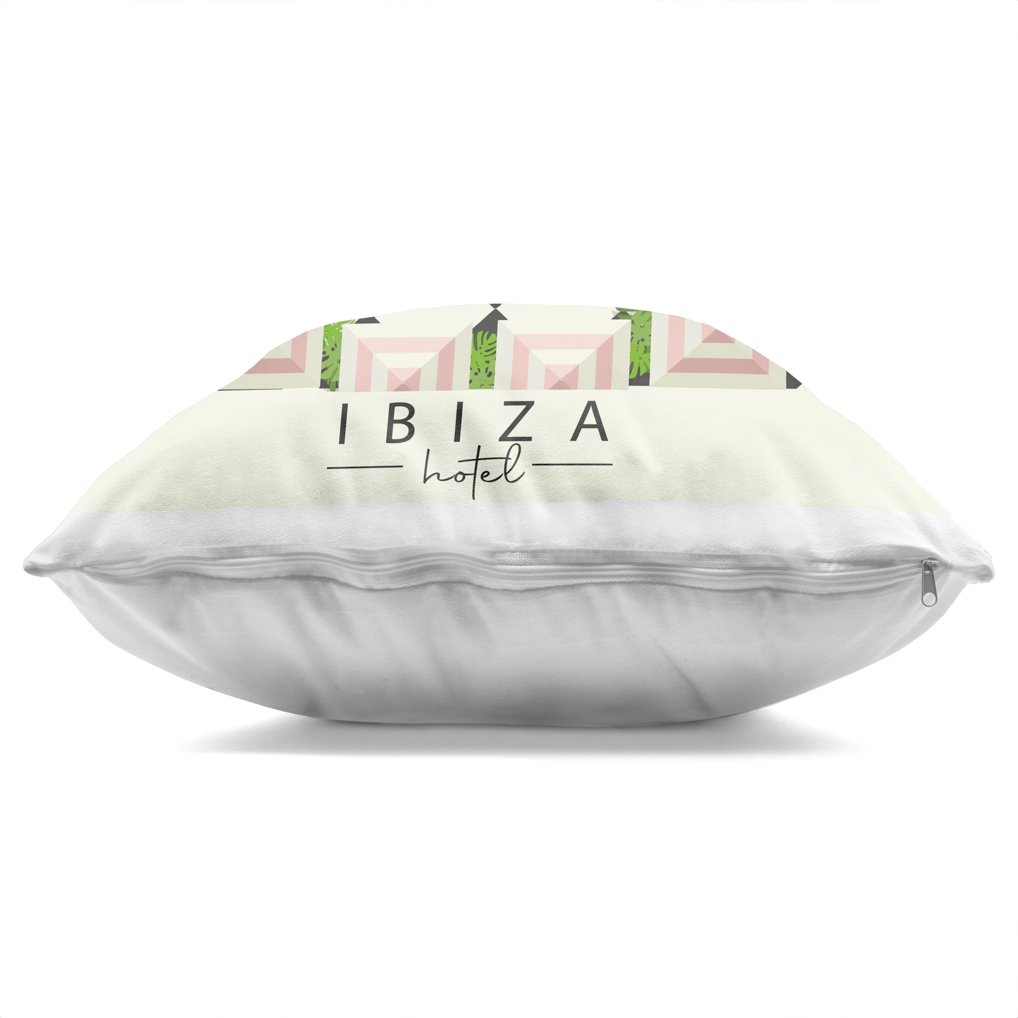 Stupell Industries Ibiza Hotel Vacation Decorative Printed Throw Pillow, design by Jen Bucheli