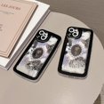thumbnail image 4 of Compatible with iPhone 13 Pro Max Bling Liquid Case Flowing Quicksand Sparkly Glitter Shiny Cute Fashion Luxury Soft Clear Shockproof Cover for Women Girls, 4 of 6