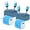 Blue, variant on Type C Charger, 2 Pack USB C Charger Block with 6FT USB C Charging Cable, USB C Block Fast Charging Wall Charger Adapter Charging Box USB Brick Cube Box with Type C Phone Charger Cords, Blue