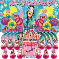 Karol G Birthday Party Supplies Balloons Paper Plates Decoration Cake Topper Decor Tableware Banner Backdrop