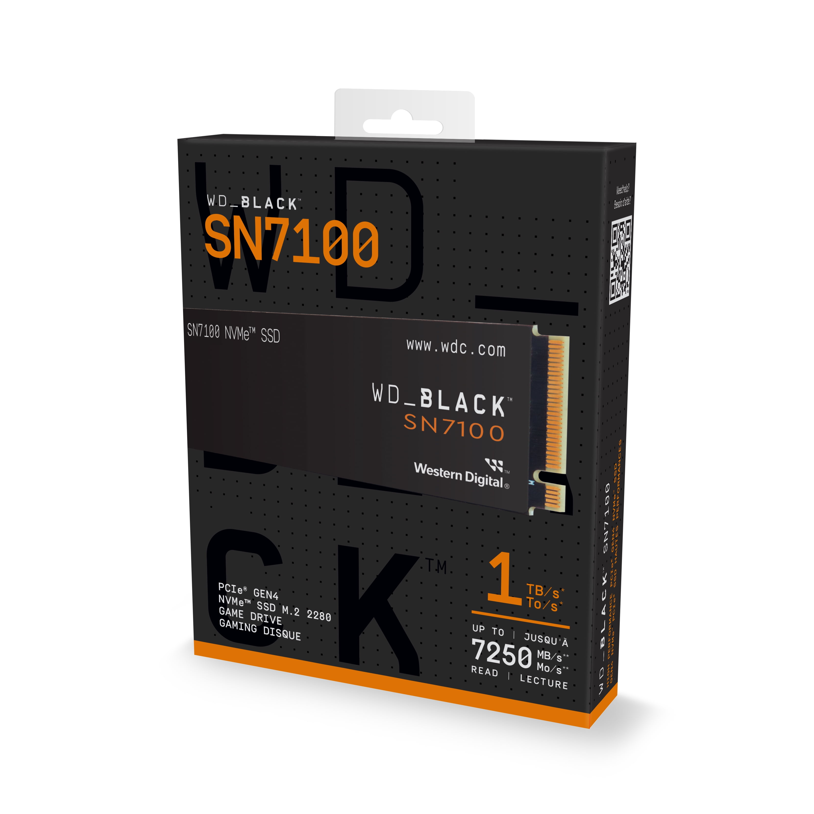 【M.2 SSD】1TB WD BLACK SN7100 WD_BLACK 1TB SN7100 is built for better gaming