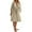 Beige, variant on Kaemgyyd Dress for Women A-Line Ruched Flowy Dress Cute 3/4 Sleeve V-Neck Solid Color Midi Beach Dress Fall