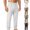 Beige, variant on Zpzdpjkx Mens Solid Tapered Athletic Pants Elastic Drawstring Waist Quickly Dry Breathable All Season Outdoor Training Walking Casual Pants for Mens