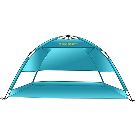 Blueshore Beach Tent Automatic Pop Up UPF 50+Sun Shelter for 3-4 Person by