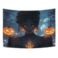 thumbnail image 4 of WOBOGO Halloween Queen Tapestry 90×60in Home Living Room Bedroom Wall Hanging Ornaments, 4 of 10