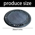 thumbnail image 5 of Wrought Iron Stovetop Korean Round Grill Pan With Ventilation Hole BBQ Essential, 5 of 8