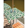 thumbnail image 2 of Square Outdoor Tablecloth with Umbrella Hole St Patricks Day Outside Table Cloth Waterproof Patio Table Cover Farmhouse Vintage Green Shamrock Zipper Tablecloths for Picnic Party Camping 60x60 Inch, 2 of 8