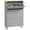 Grey, variant on HOMCOM Narrow Shoe Storage Cabinet with Adjustable Shelves, Black