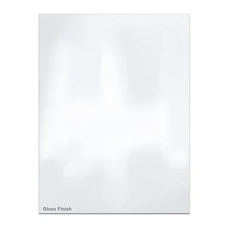 Clear Gloss/Gloss Rigid Vinyl Sheet - .020 inches (20mil) Thickness x 25 inches Wide x 52 inches Long for DIY, Display, Projects, Prints and Crafts, Pack of 6