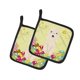 thumbnail image 1 of ""Caroline'S Treasures Easter Bedlington Terrier Par De Agarraderas Para Macetas 7.5Hx7.5W Multicolor"", 1 of 1