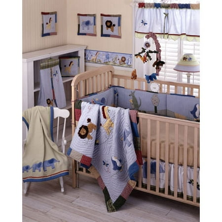 Sumersault - Animal Antics 4-Piece Crib Bedding Set
