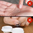 thumbnail image 3 of Vordrassil MC2 Contact Lens Case with Manual Contact Lens Cleaner Machine, Portable Contact Box with Mirror Tweezers Remover Tool Solution Bottle for Daily Outdoor Travel. (Rose), 3 of 8