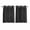 Black, variant on Sage Green Burlap Texture Kitchen Curtains 84 Inch Length, Farmhouse Vintage Sage Green Grommet Top Bedroom Living Room Curtains, Light Filtering Cafe Curtain Drapes 2 Panels Set 84''x84''