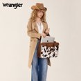 thumbnail image 7 of Wrangler Women Laptop Briefcase Tote Bag with Detachable Adjustable Strap, Cow-Brown, 7 of 7