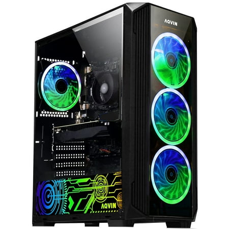 AQVIN ZForce Gaming Desktops, AMD RYZEN 7, 16GB, 512GB SSD