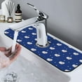 thumbnail image 7 of Sikiie Moon Lamb Splash Guard for Sink Faucet-1 PC Super Absorbent Fast Drying Mat Sink Gadgets-Splash Guard for Kitchen, Sink Mat, 7 of 7