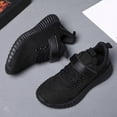 thumbnail image 5 of Kids Shoes,Kids Breathable Sports Shoes Soft Sole Running Sneakers for Boys Girls Outdoor Activities Play,Kids Sneakers,Z04 Black,34, 5 of 9