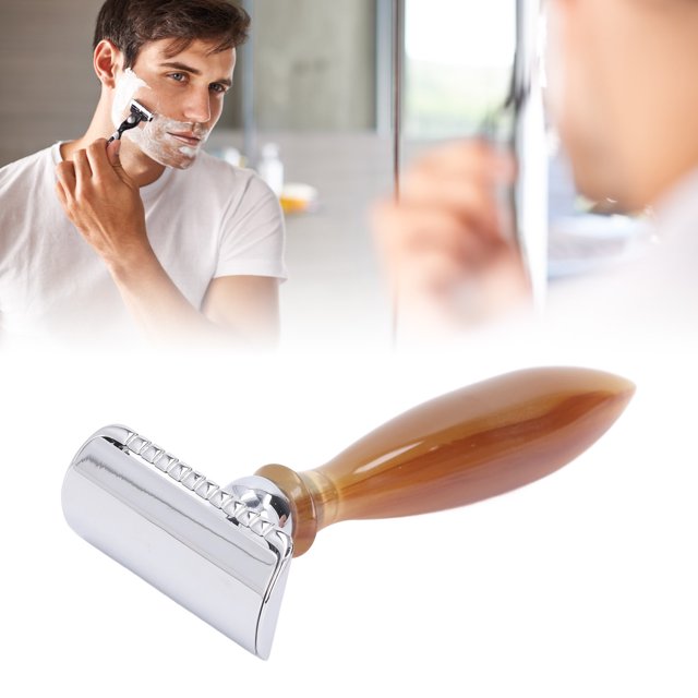 Kit de Afeitar de Barba, Conjunto de Afeitar A Hombres Reutilizables Retro Multifuncionales para el Hogar
