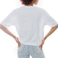 thumbnail image 2 of Women's Gameday Couture White Washington State Cougars Baseball Boxy Fit Cropped T-Shirt, 2 of 2
