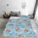thumbnail image 5 of Balery I Am A Fan Popcorn Manta de Felpa Suave y Acogedora – Cobija de Franela Aterciopelada para Cama, Lavable y Cálida para Sofá, Mascotas, Transpirable-40"x30", 5 of 7