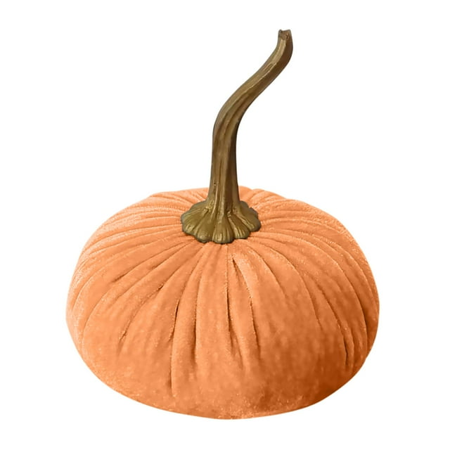TIELUTT Handmade Velvet Pumpkin Decorative Pumpkin Delicate Decorative Ornament Christmas Ornament Elegant Shatterproof Ornament Set Christmas Ornament Set Ornament Christmas Ornament Keepsake