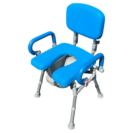 Ultracommode Comfortable Bedside Commode Chair Bath Shower Chair