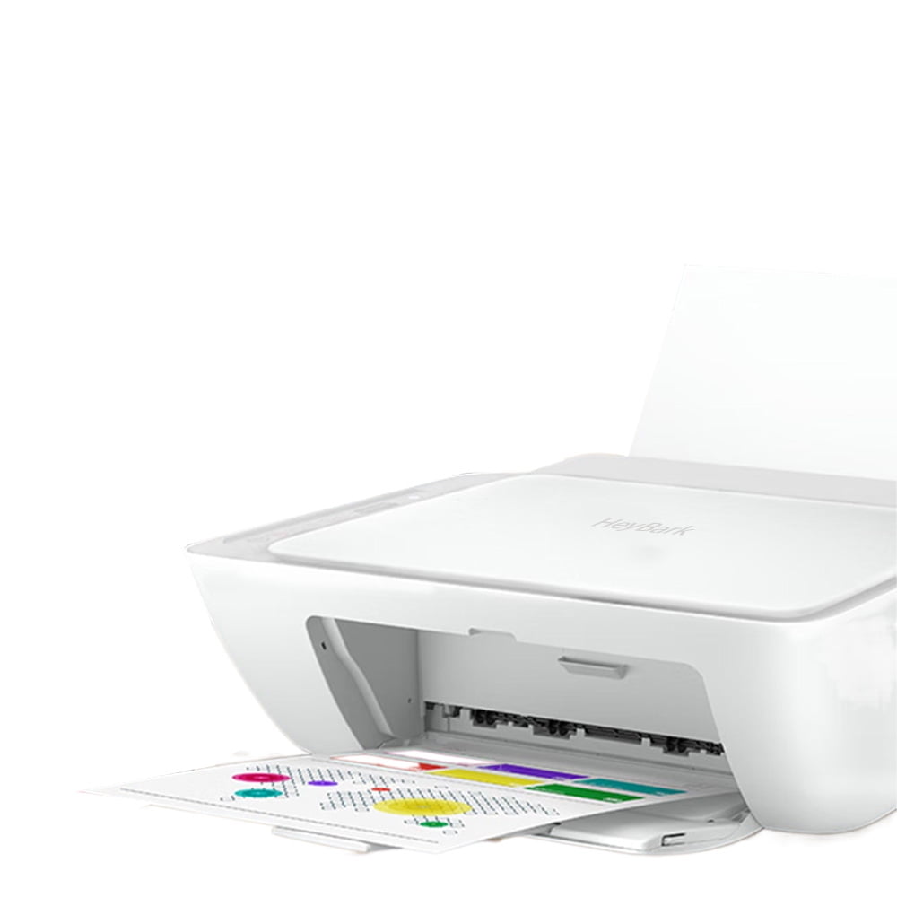HeyBark Document printers, Wireless Color Inkjet Printer, Print, scan, copy, Easy setup, Mobile printing, Best-for-home, 3 months of Instant Ink included,white