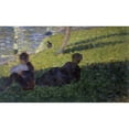 thumbnail image 3 of Seurat, Georges 18x12 Black Modern Framed Museum Art Print Titled - Study for A Sunday on La Grande Jatte I, 3 of 5