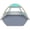 Turquoise, variant on Beach Tent Sun Shelter for 3/4/6/8/10 Person with UPF 50+ UV Protection, Lightweight & Easy Setup Beach Shade Canopy, Portable Beach Shade Tent Beach Cabana