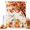 Light apricot, variant on Happy Fall Shower Curtains for Bathroom, Maple Tree Orange Pumpkins Thanksgiving Wood Waterproof Fabric Shower Curtain, Decorative Bathroom Curtain for Bathtub, 72"x84", No Hooks Included