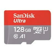 SanDisk 128GB Ultra microSDXC A1 UHS-I/U1 Class 10 Memory Card with Adapter, Spe