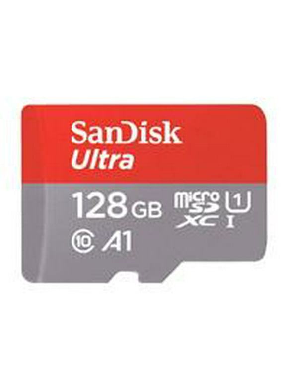 SanDisk 128GB Ultra microSDXC A1 UHS-I/U1 Class 10 Memory Card with Adapter, Spe