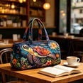 thumbnail image 2 of Twfbrm Quilted Duffle Bag, Beach Style Turtle Pattern Embroidered Weekender Bag with Handle, Large Capacity Luggage Bag Lightweight Carry On Tote & Gym Bag Travel Overnight Bag for Women Men, 2 of 6