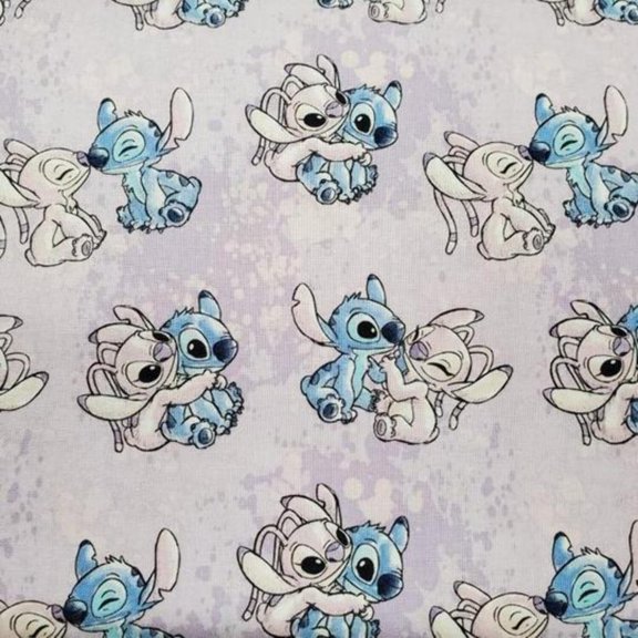 Handmade Valance, Curtain Panel, or Pillow Cover Lilo and Stitch