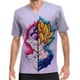 thumbnail image 5 of Blusa médica con cuello en V y estampado de Son Goku de Dragon Ball, uniforme de trabajo para hombres, ropa de enfermería duradera para centros de enfermería para niños, 5 of 5