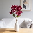 thumbnail image 6 of Cadancy Artificial Flower Bouquet Faux Hydrangea Arrangement with Greenery Accents Table Centerpiece for Home Office Desk Mantel Decor No Maintenance, 6 of 6