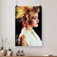 thumbnail image 2 of Music Poster -Cyndi Lauper Retro Style Poster - Size 24x36 - Postora, 2 of 5