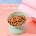 thumbnail image 3 of Cat pet feeding and drinking bowl, dog bowl, cat bowl, high footed slanted mouth bowl, pet supplies (1Pc-Green), 3 of 7