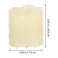 thumbnail image 2 of SHISUYAN Beige Candle Lamp with Dimming Atmosphere Light for Decor paraffin Material Safe Design 1 Set, 2 of 8